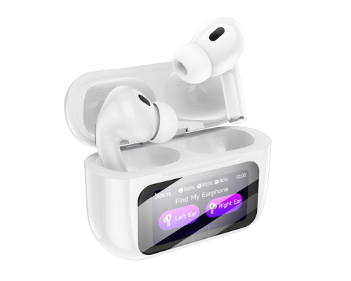 Бездротові навушники HOCO EW72 Lite Soar true wireless touch screen BT headset White (6942007651004)