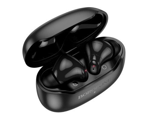 Бездротові навушники BOROFONE FQ1 Shine wireless BT headset Black (6941991113284)