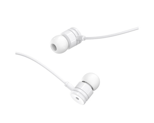 Навушники BOROFONE BM31 Mysterious universal earphones with mic White (BM31W)