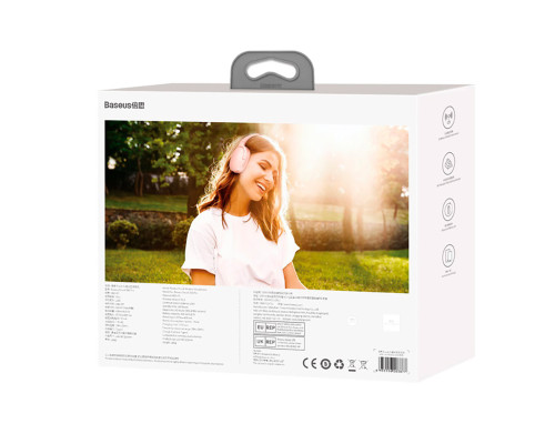 Бездротові навушники Baseus Encok Wireless headphone D02 Pro Pink (NGTD010304)