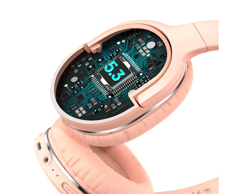 Бездротові навушники Baseus Encok Wireless headphone D02 Pro Pink (NGTD010304)