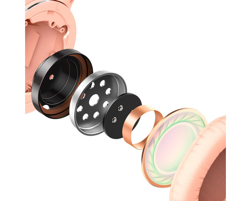 Бездротові навушники Baseus Encok Wireless headphone D02 Pro Pink (NGTD010304)