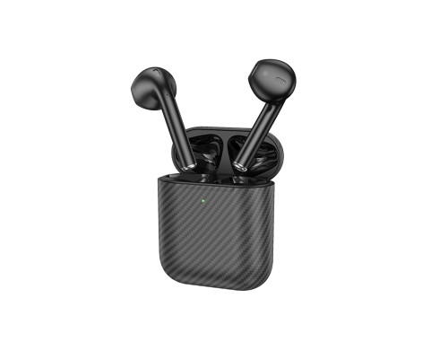 Навушники HOCO EW41 Plus True wireless stereo headset(carbon fiber pattern version) Black (6942007623292)