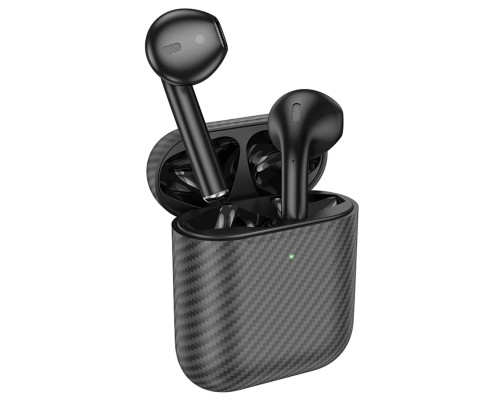 Навушники HOCO EW41 Plus True wireless stereo headset(carbon fiber pattern version) Black (6942007623292)