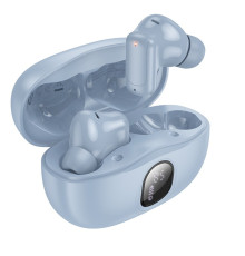 Бездротові навушники BOROFONE FQ4 Lighten true wireless ANC+ENC noise reduction BT headset Blue (6941991117688)