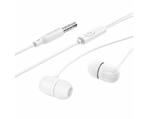 Навушники BOROFONE BM77 Ascending universal headset with microphone White (BM77W)