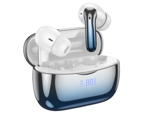 Навушники HOCO EQ16 Shine true wireless ANC+ENC Noise Reduction BT headset Blue glaze (6942007619127)