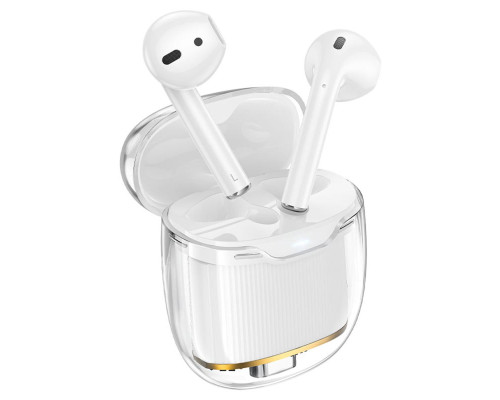 Навушники HOCO EW52 Lilly true wireless BT headset White (6942007620543)