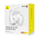 Бездротові навушники Baseus Bowie H1 Pro Noise-Cancellation Wireless Headphones Moon White (A00050601213-00)
