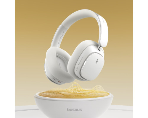 Бездротові навушники Baseus Bowie H1 Pro Noise-Cancellation Wireless Headphones Moon White (A00050601213-00)