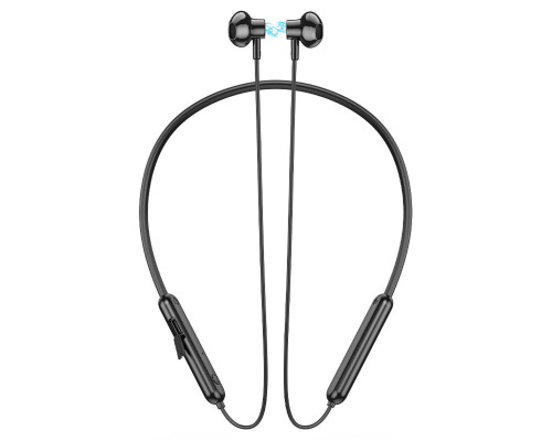 Бездротові навушники HOCO ES67 Perception neckband BT earphones Black (6942007602396)