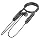 Бездротові навушники HOCO ES67 Perception neckband BT earphones Black (6942007602396)