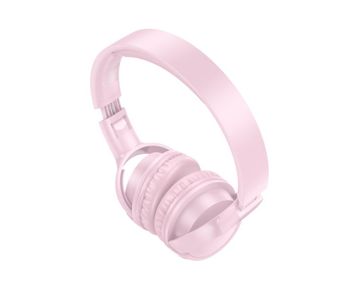 Бездротові навушники BOROFONE BO32 Show BT headphones Pink (6941991118753)