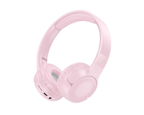 Бездротові навушники BOROFONE BO32 Show BT headphones Pink (6941991118753)
