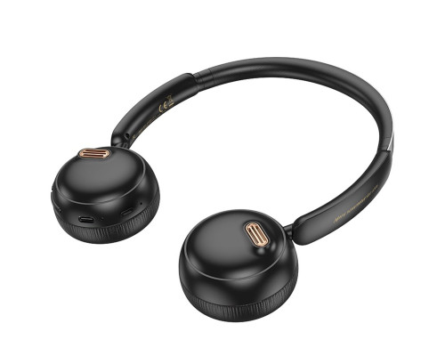 Бездротові навушники HOCO W62 Verso retro BT headphones Black (6942007648127)