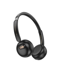 Бездротові навушники HOCO W62 Verso retro BT headphones Black (6942007648127)