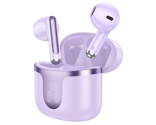 Навушники HOCO EQ7 Snowflake true wireless BT headset Purple (6942007617758)