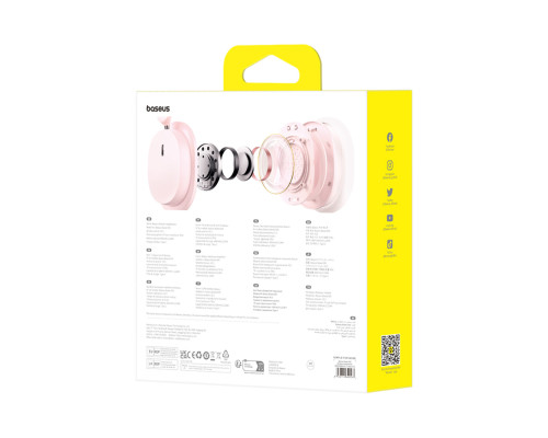 Бездротові навушники Baseus Bowie D05 Wireless Headphones Baby Pink (A00024600413-Z1)