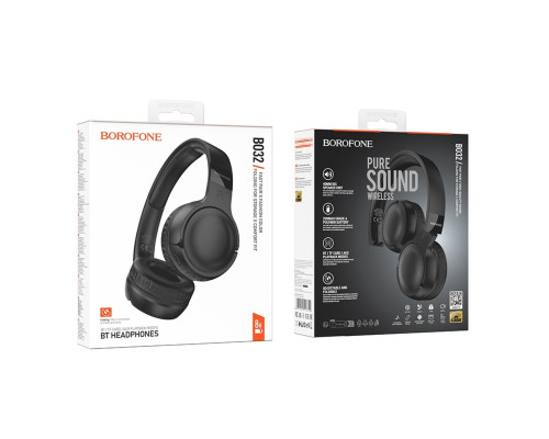 Бездротові навушники BOROFONE BO32 Show BT headphones Black (6941991118722)