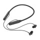 Бездротові навушники HOCO ES74 Refinado neck-mounted BT earphones Black (6942007648103)