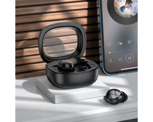 Навушники HOCO EW65 Shadow true wireless sleep BT headset Black (6942007623575)