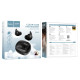 Навушники HOCO EW65 Shadow true wireless sleep BT headset Black (6942007623575)
