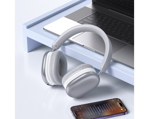 Навушники BOROFONE BO27 Rhyme BT headphones Silver (6941991109966)