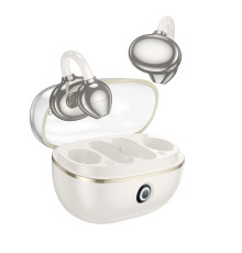 Бездротові навушники BOROFONE FQ5 Spirit clip-on true wireless BT headset Milky white (6941991117183)