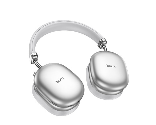 Бездротові навушники HOCO W35 Max Auspicious ANC noise reduction BT headphones Silver (6942007631297)
