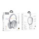 Бездротові навушники HOCO W35 Max Auspicious ANC noise reduction BT headphones Silver (6942007631297)