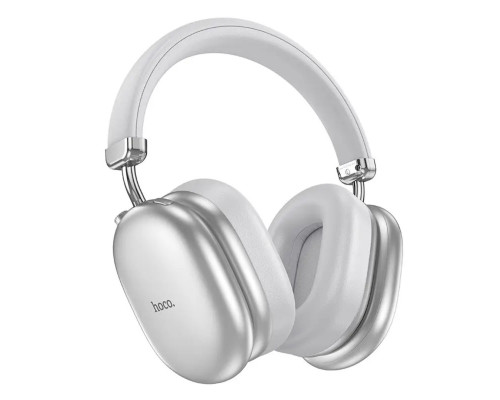 Бездротові навушники HOCO W35 Max Auspicious ANC noise reduction BT headphones Silver (6942007631297)