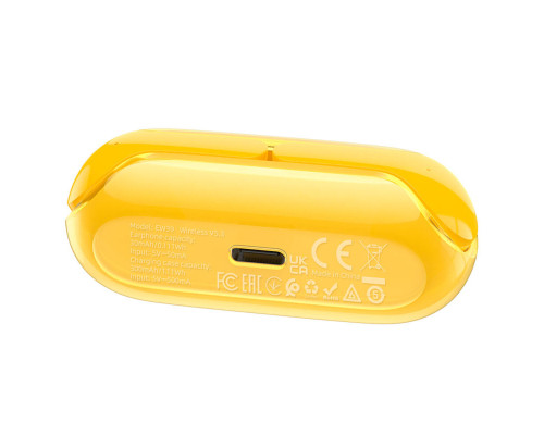 Навушники HOCO EW39 Bright true wireless ENC BT headset Yellow (6931474794628)