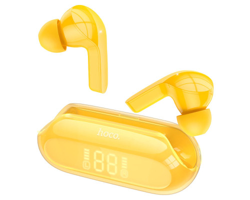 Навушники HOCO EW39 Bright true wireless ENC BT headset Yellow (6931474794628)