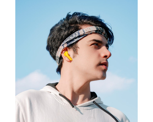 Навушники HOCO EW39 Bright true wireless ENC BT headset Yellow (6931474794628)
