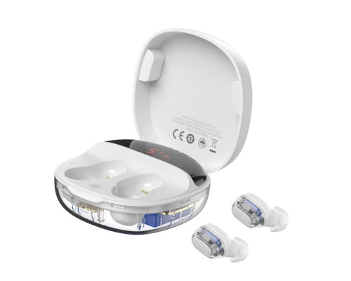 Бездротові навушники Baseus Encok True Wireless Earphones WM01 Plus White (NGWM010002)