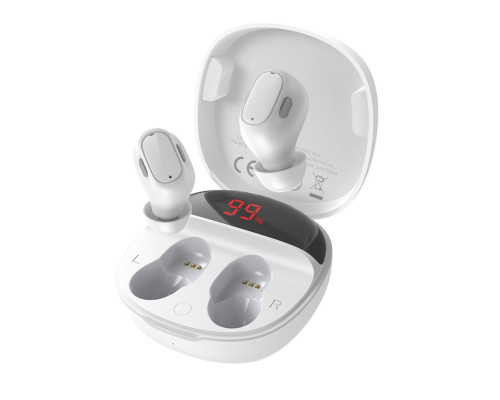 Бездротові навушники Baseus Encok True Wireless Earphones WM01 Plus White (NGWM010002)