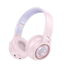 Навушники HOCO W50 Cute fun BT headphones Pink (6942007619585)