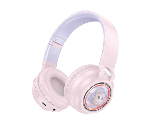 Навушники HOCO W50 Cute fun BT headphones Pink (6942007619585)