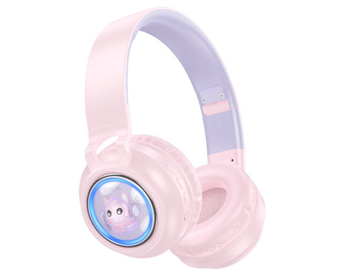 Навушники HOCO W50 Cute fun BT headphones Pink (6942007619585)