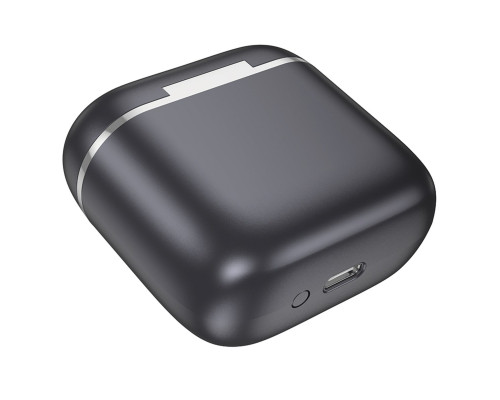 Бездротові навушники BOROFONE BW67 Gorgeous true wireless ANC+ENC noise reduction touch screen BT headset Metal Gray (6941991115721)