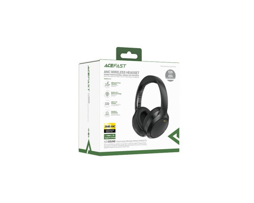 Бездротові навушники ACEFAST H6 active noise reduction wireless headset Black (6974316283683)