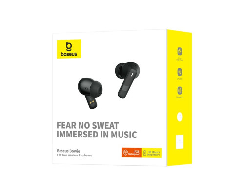 Бездротові навушники Baseus Bowie E20 True Wireless Earphones Cluster Black (A00069700113-00)