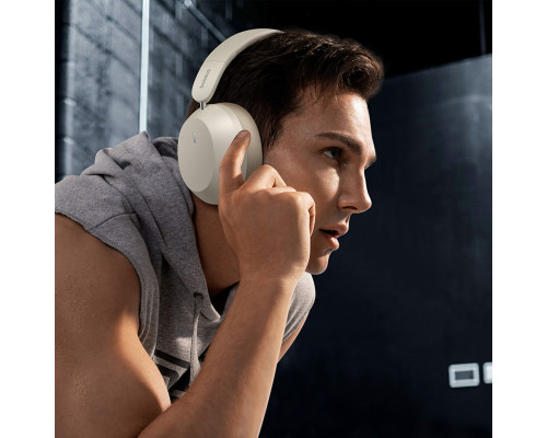 Бездротові навушники Baseus Bass 35 Max Wireless Headphones Stellar White (A00070800221-00)