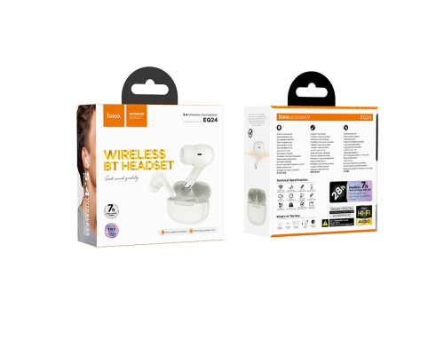 Бездротові навушники HOCO EQ24 Estrella wireless BT headset Monet Gold (6942007647809)