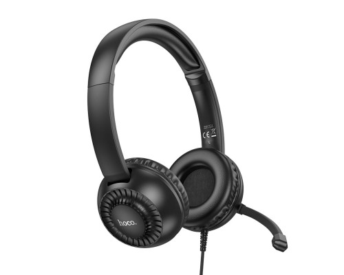 Навушники HOCO W112 Pure headphones Black (6942007645041)