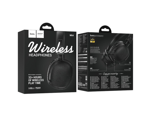Бездротові навушники HOCO W64 Earl ⅡBT headphones Black (6942007658591)