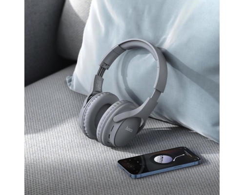 Навушники HOCO W40 Mighty BT headphones Gray (6931474784957)
