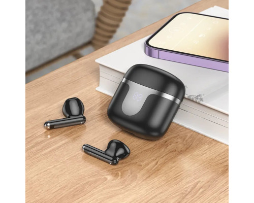 Бездротові навушники HOCO EQ7 Snowflake true wireless BT headset Black (6942007617727)