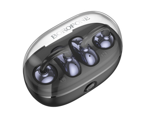 Бездротові навушники BOROFONE FQ5 Spirit clip-on true wireless BT headset Black (6941991117176)
