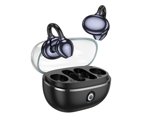 Бездротові навушники BOROFONE FQ5 Spirit clip-on true wireless BT headset Black (6941991117176)